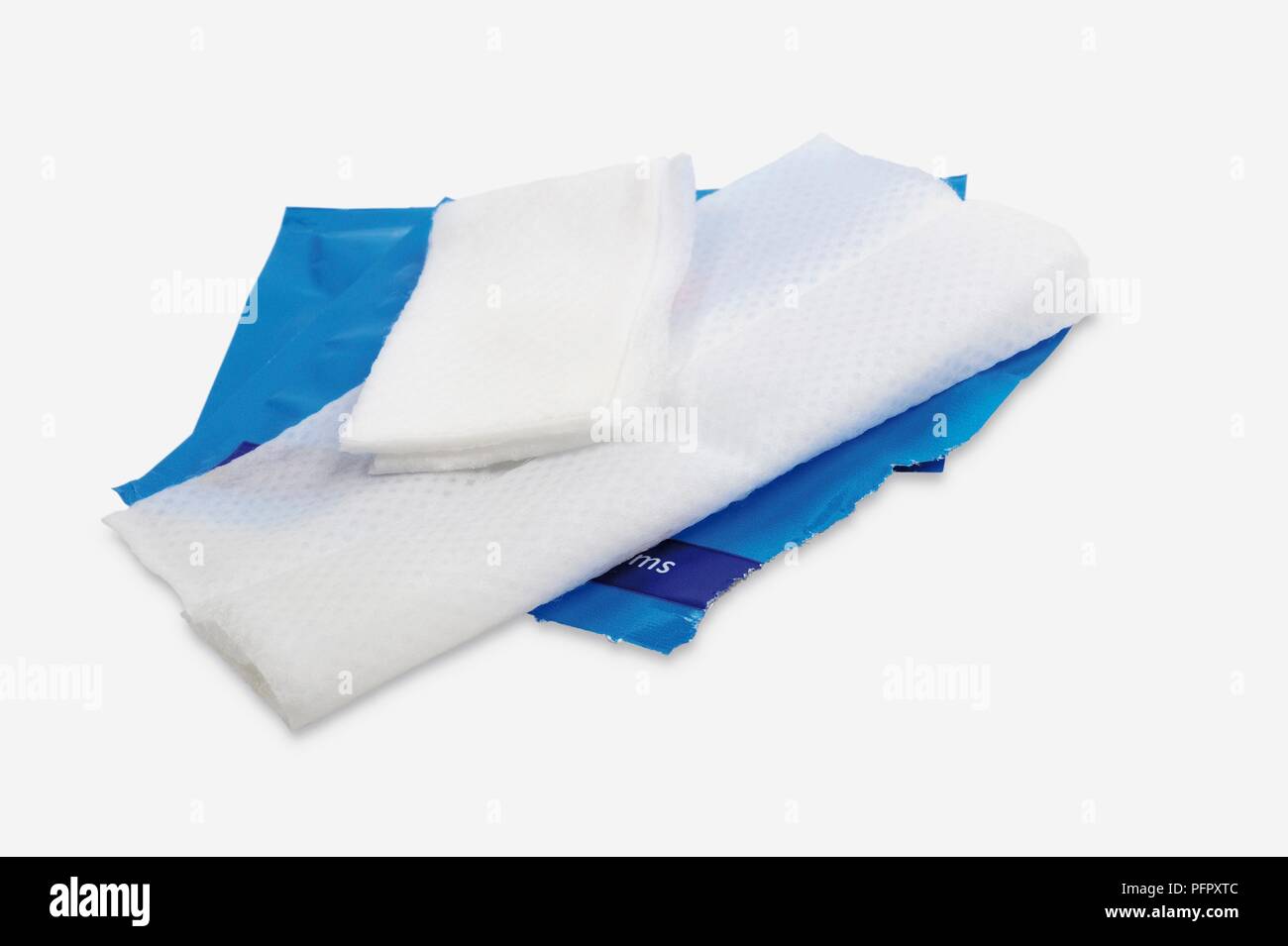 Gauze with packaging Stock Photo Alamy
