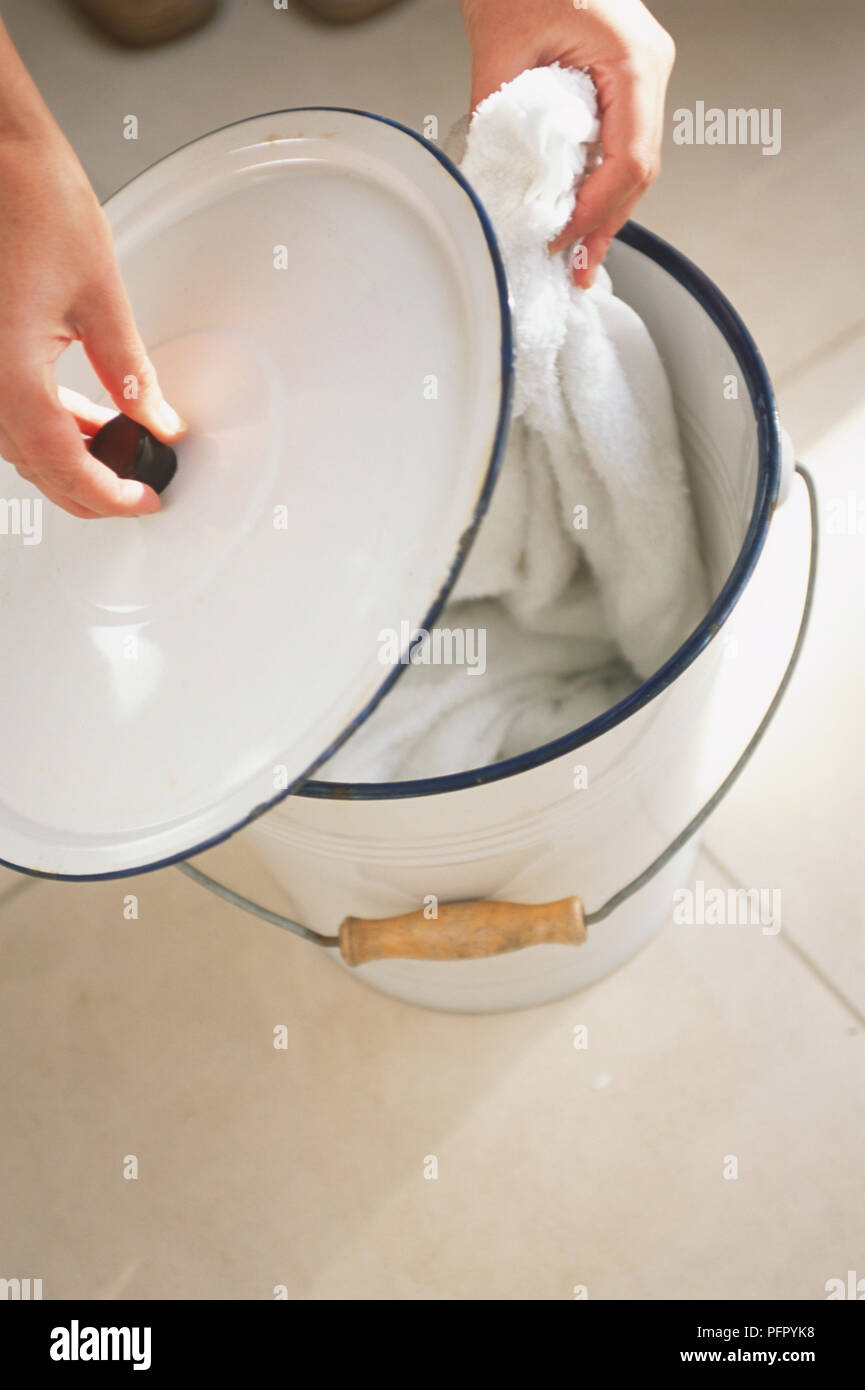 reusable nappy bucket