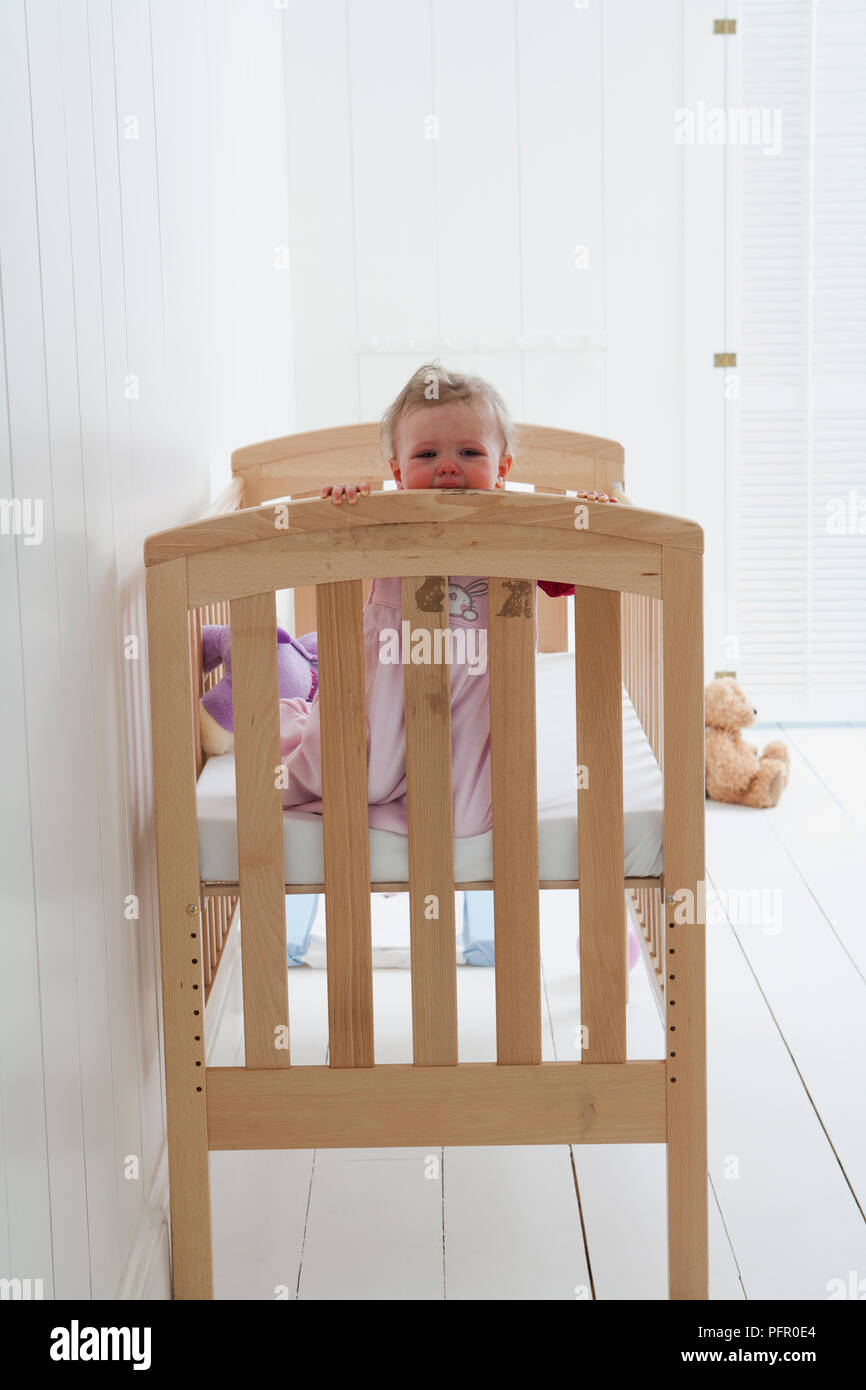 cot in bedroom