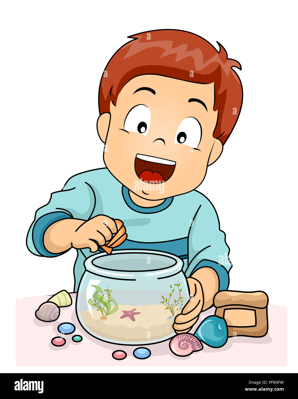 Fish Bowl With Water Clipart