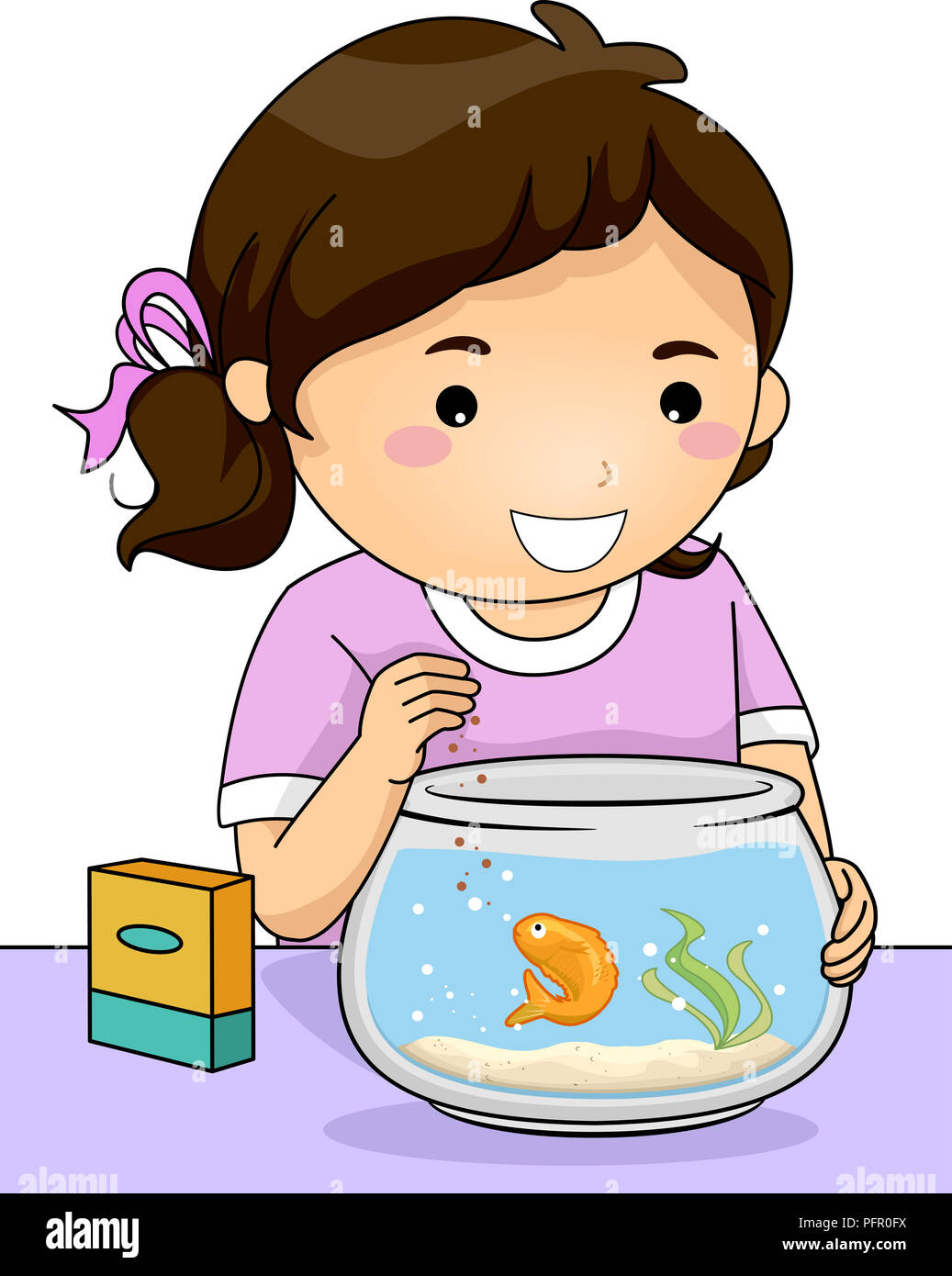 goldfish food clipart for kids