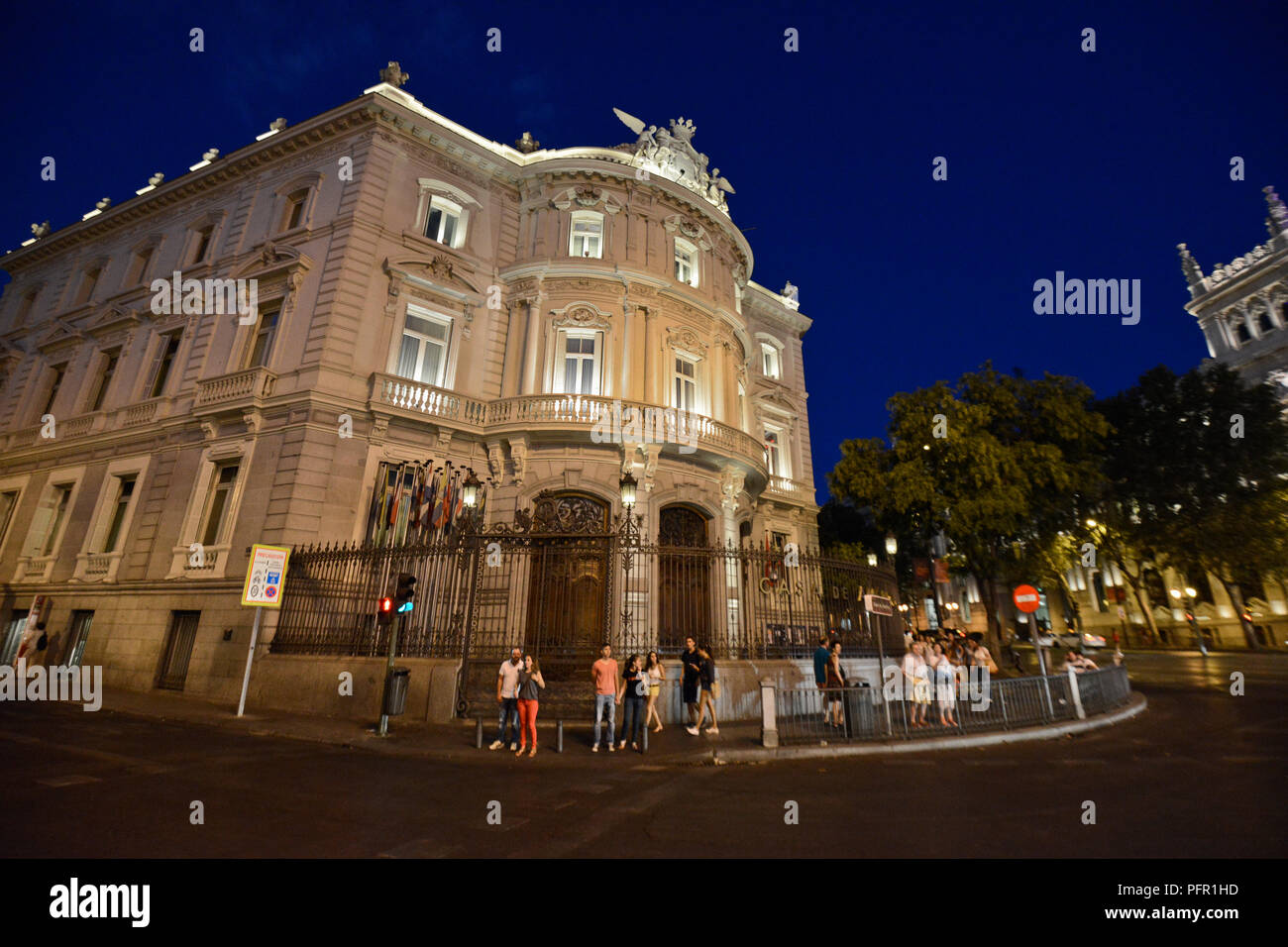 Linares Palace (Palacio de Linares), Madrid, Spain Stock Photo