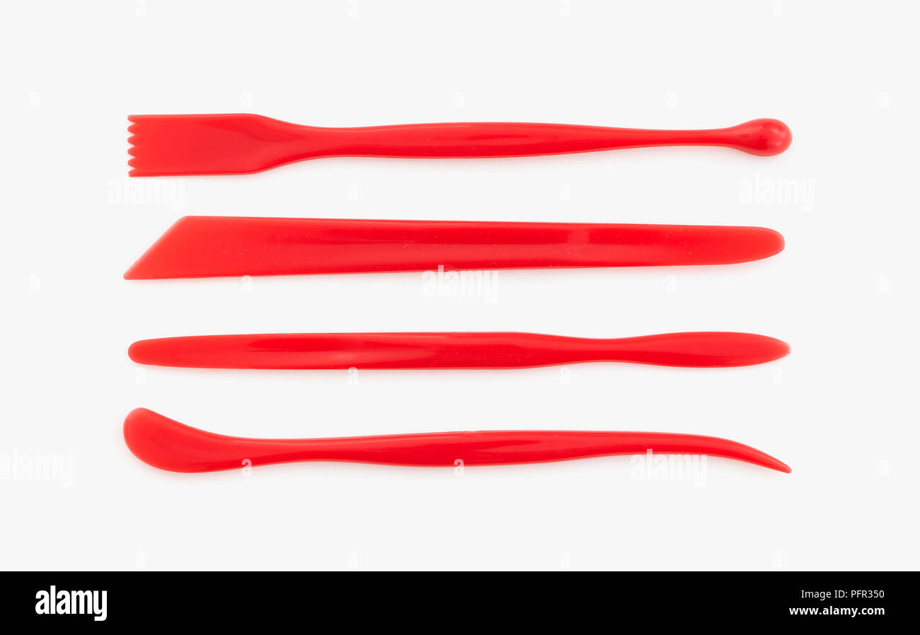 Clay modelling tools Stock Photo Alamy