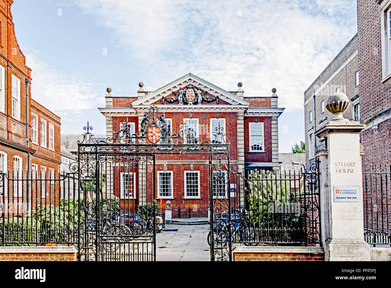 Cambridge (England, Great Britain): Stuart House, Careers Service for students Stock Photo