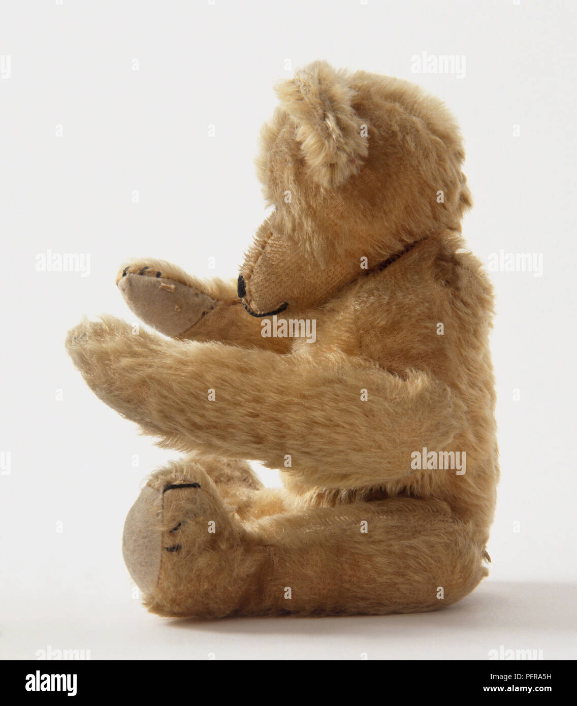 PrOld mohair Teddy bear, profile Stock Photo