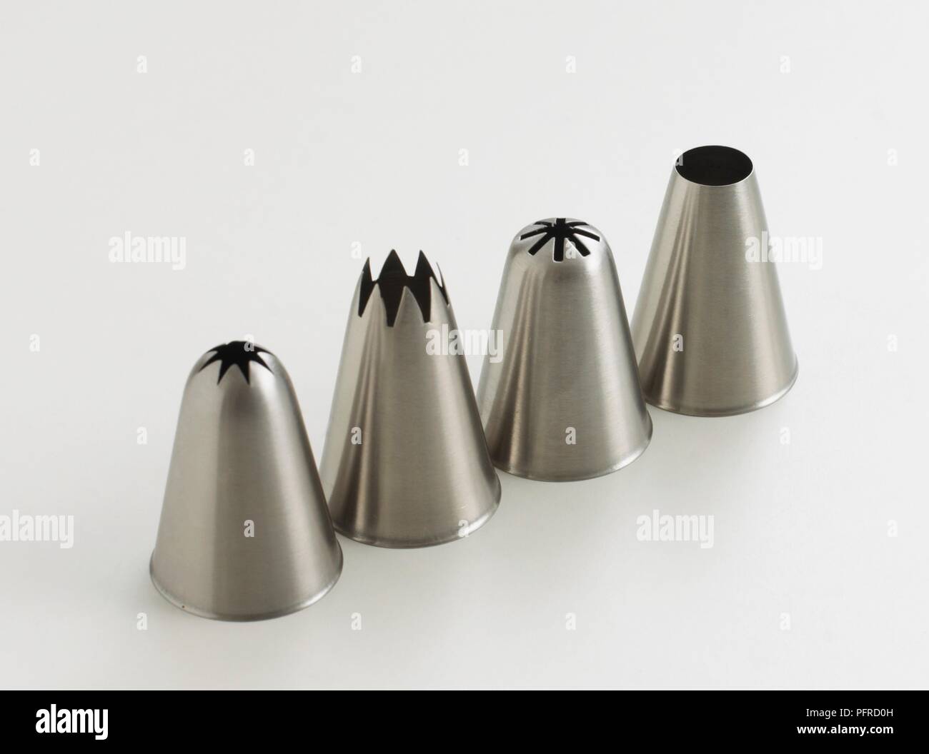 Set of nozzles for icing bag Stock Photo Alamy