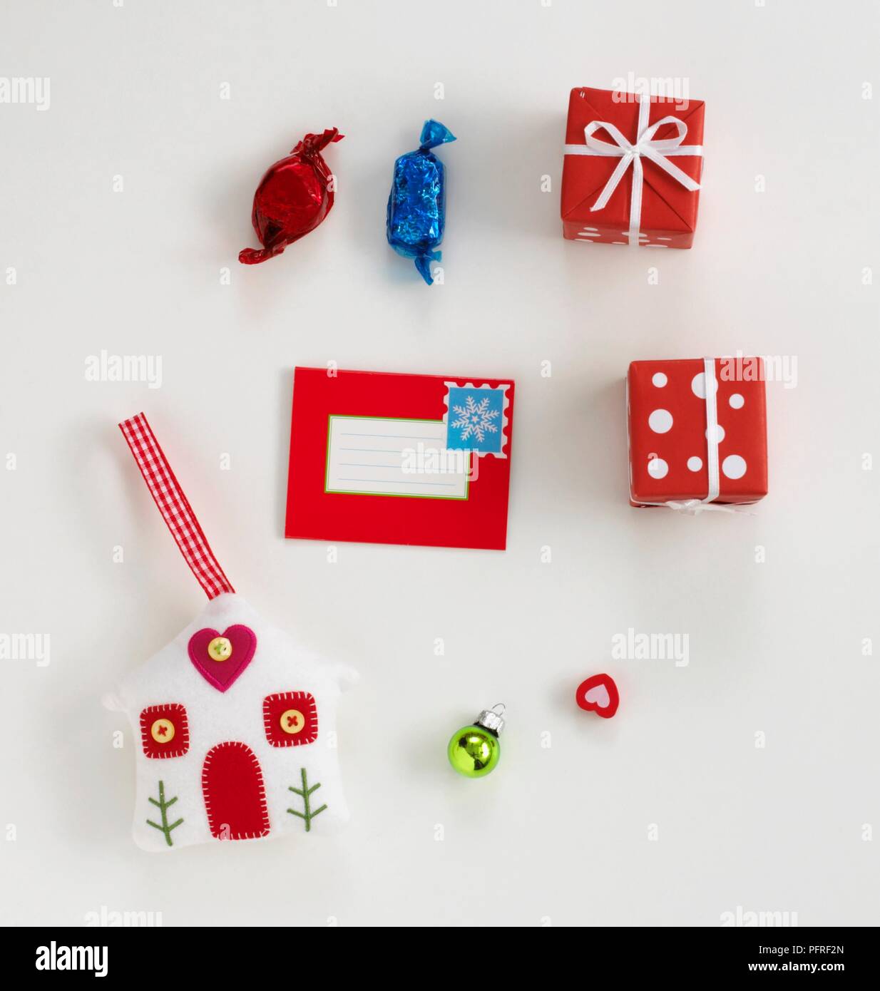 Group christmas baubles cut out hi-res stock photography and images - Alamy