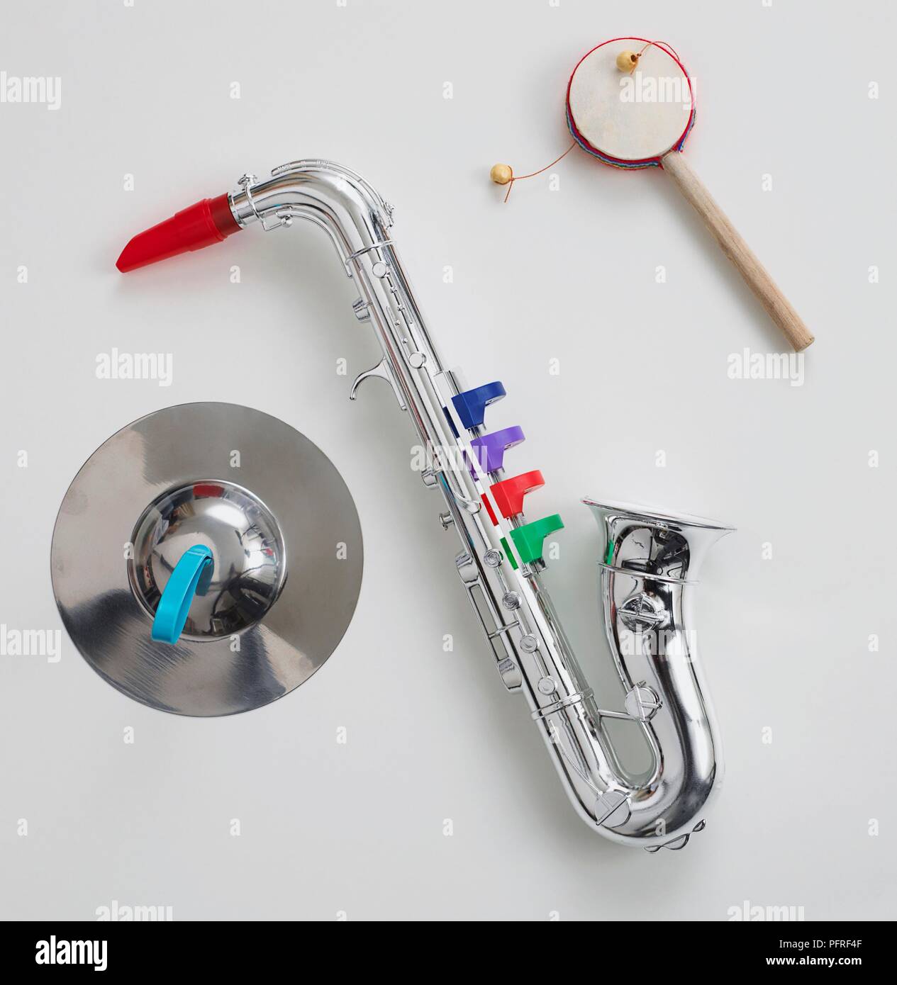 Toy saxophone hi-res stock photography and images - Alamy