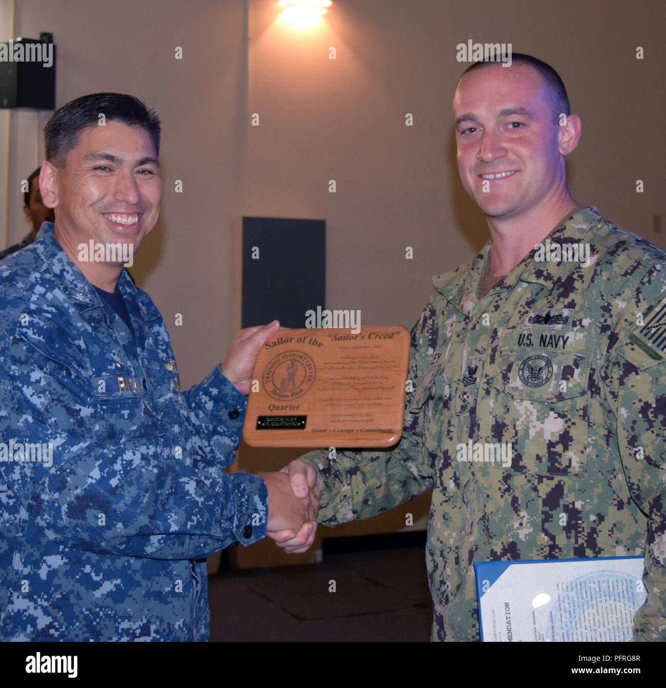 Capt.Matthew Rick, Commanding Officer, Training Support Center Hampton