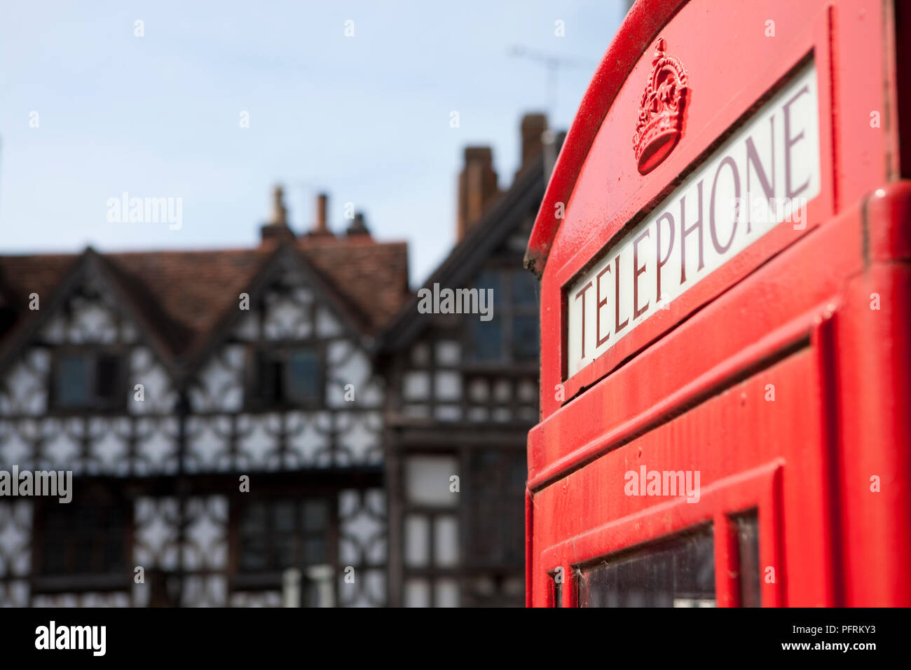 Old fashioned phone box hi-res stock photography and images - Alamy