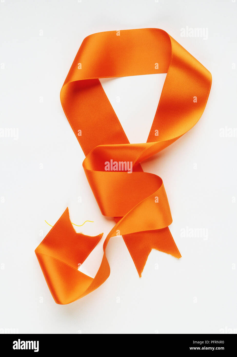 Orange Color Ribbos Orange ribbon hi-res stock photography and images - Alamy