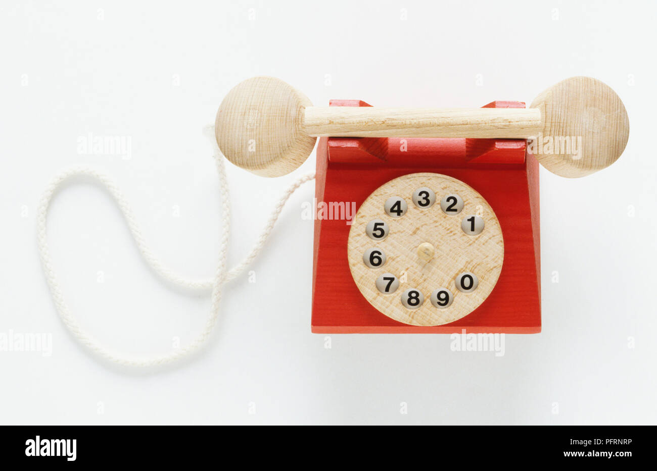 wooden toy phone
