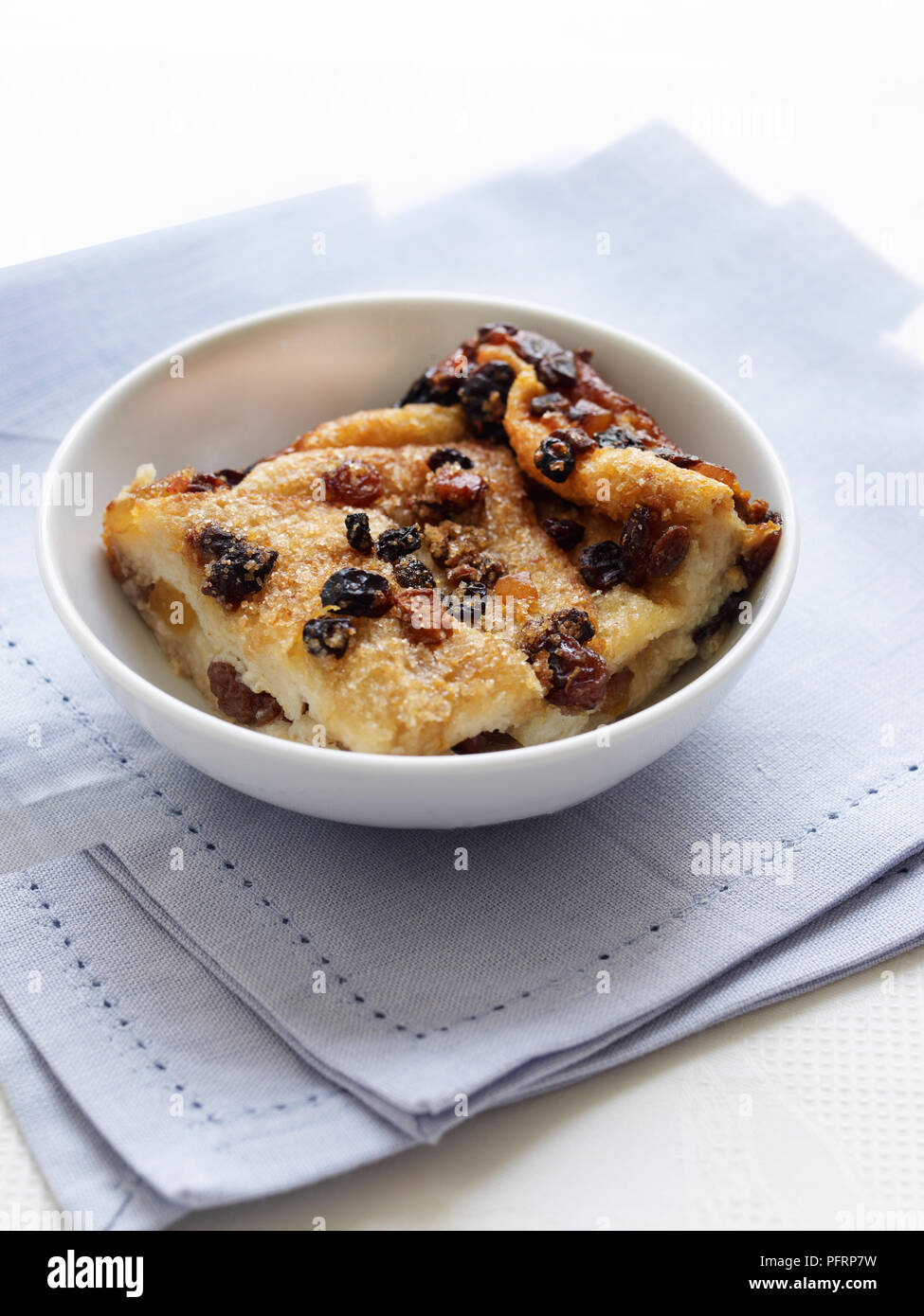 Bread and butter pudding Stock Photo