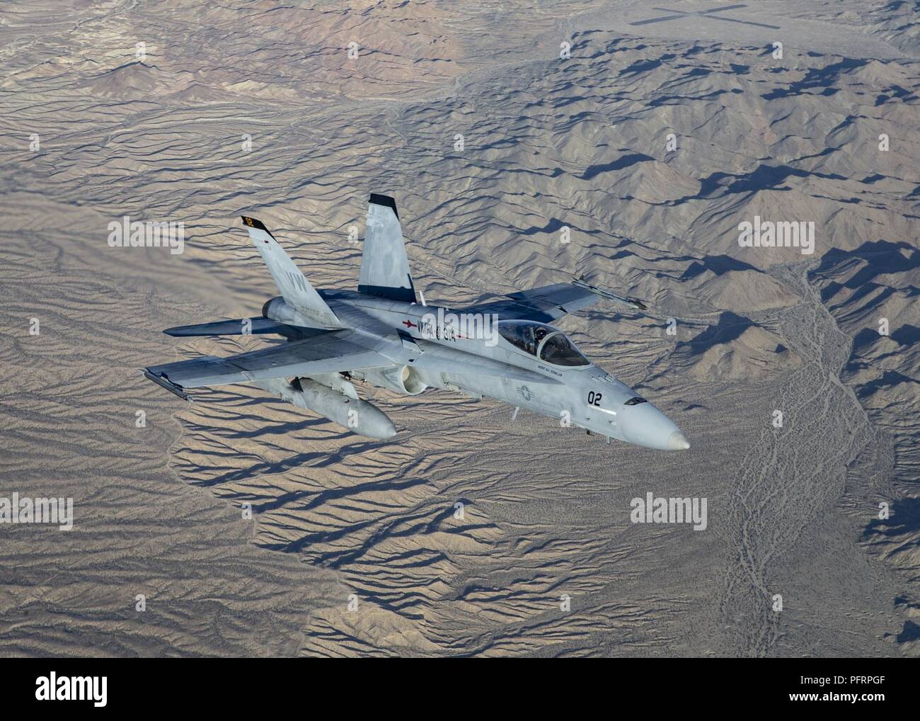 A F/A-18 Hornet With Marine Fighter Attack Squadron 314, Marine ...