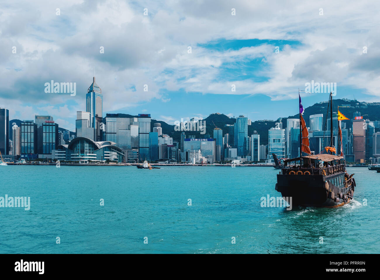 Hong Kong Victoria Harbor view Stock Photo - Alamy