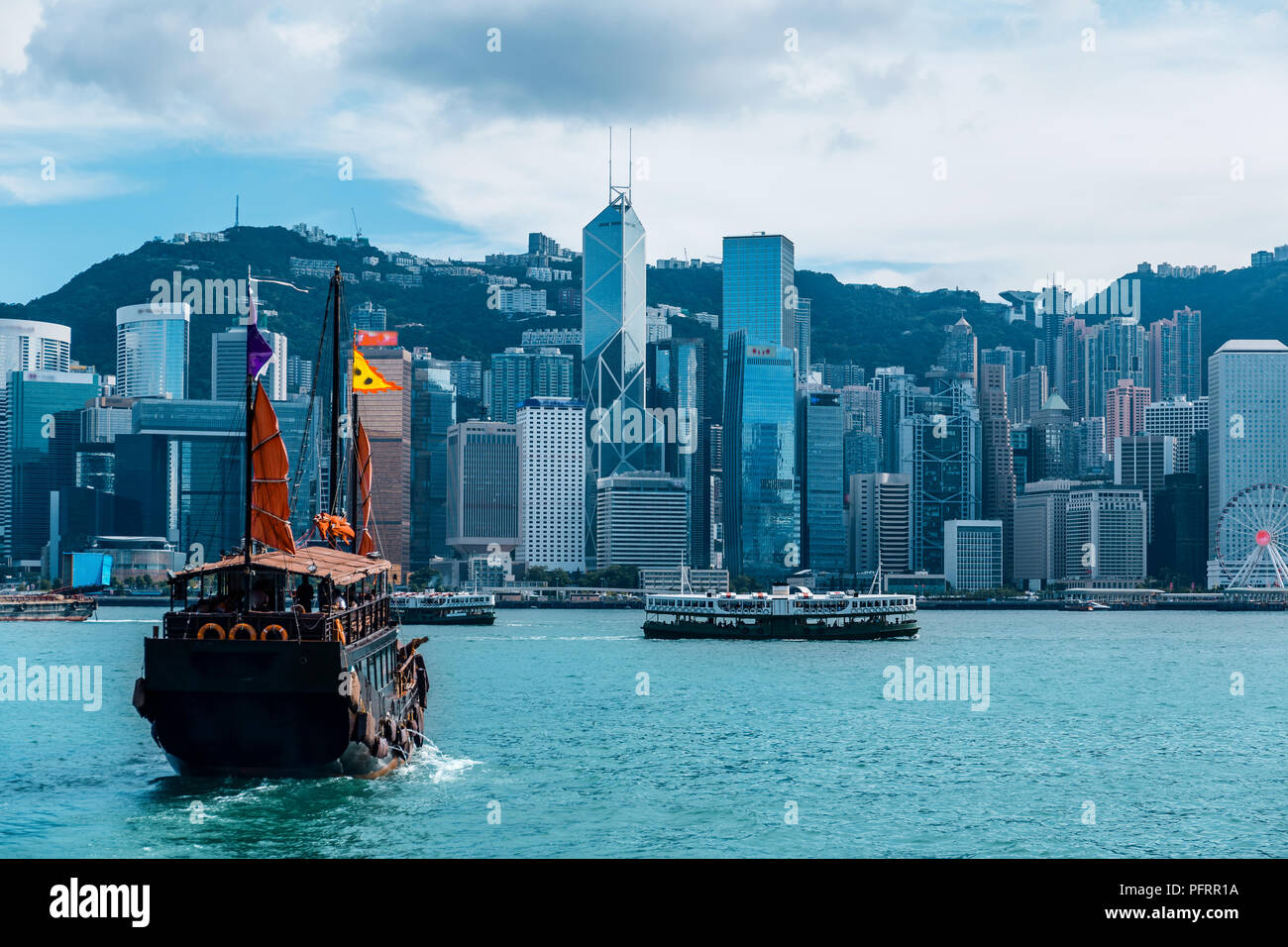 Hong Kong Victoria Harbor view Stock Photo - Alamy