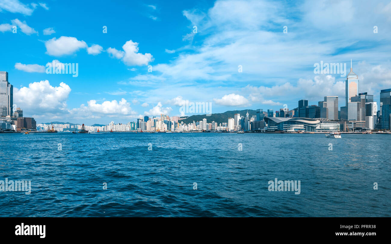 Hong Kong Victoria Harbor view Stock Photo - Alamy