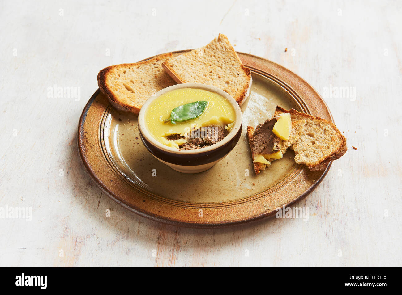 Chicken Liver Pate Stock Photo