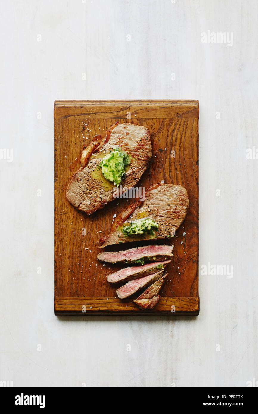 Sirloin Steak Stock Photo