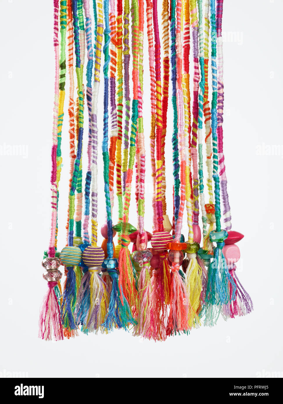 Collection of hair wraps Stock Photo