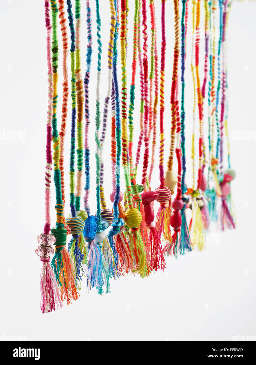 Collection of hair wraps Stock Photo