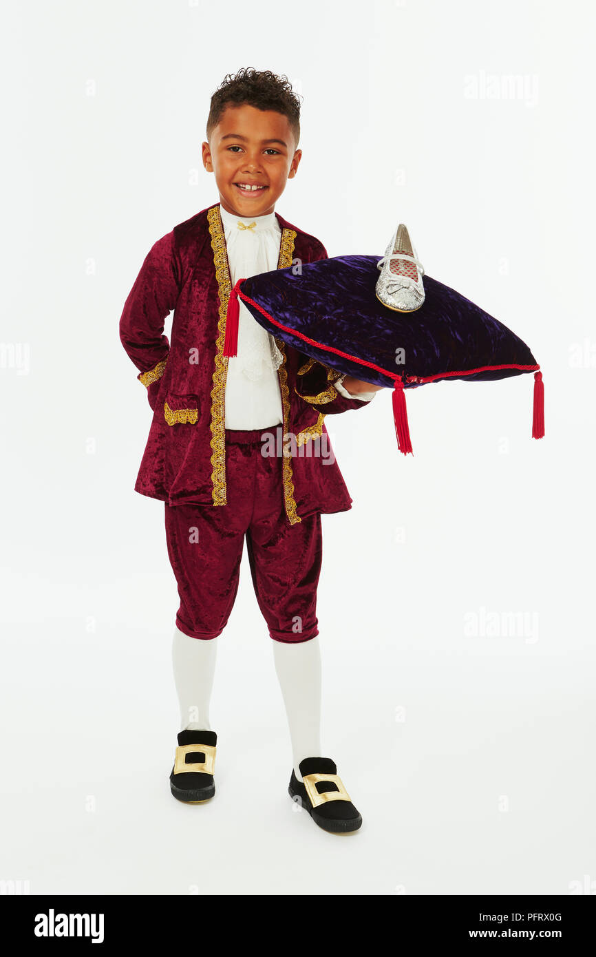 Boy dressed in prince costume Stock Photo Alamy