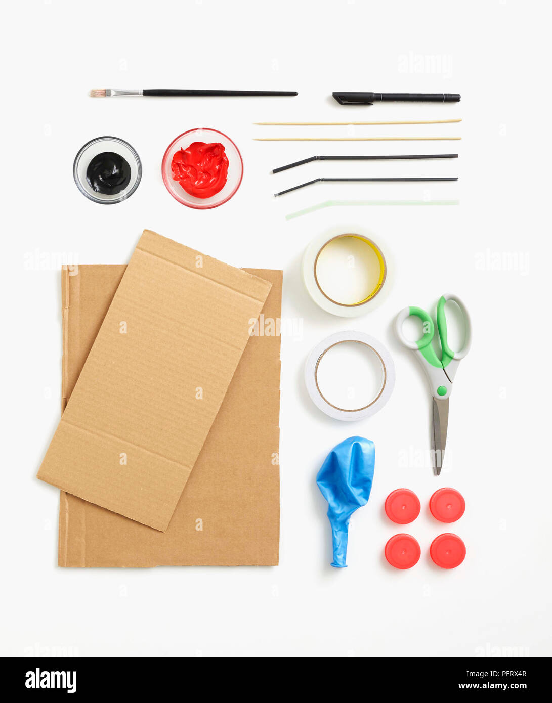 Materials needed to make a balloon rocket car step by step experiment