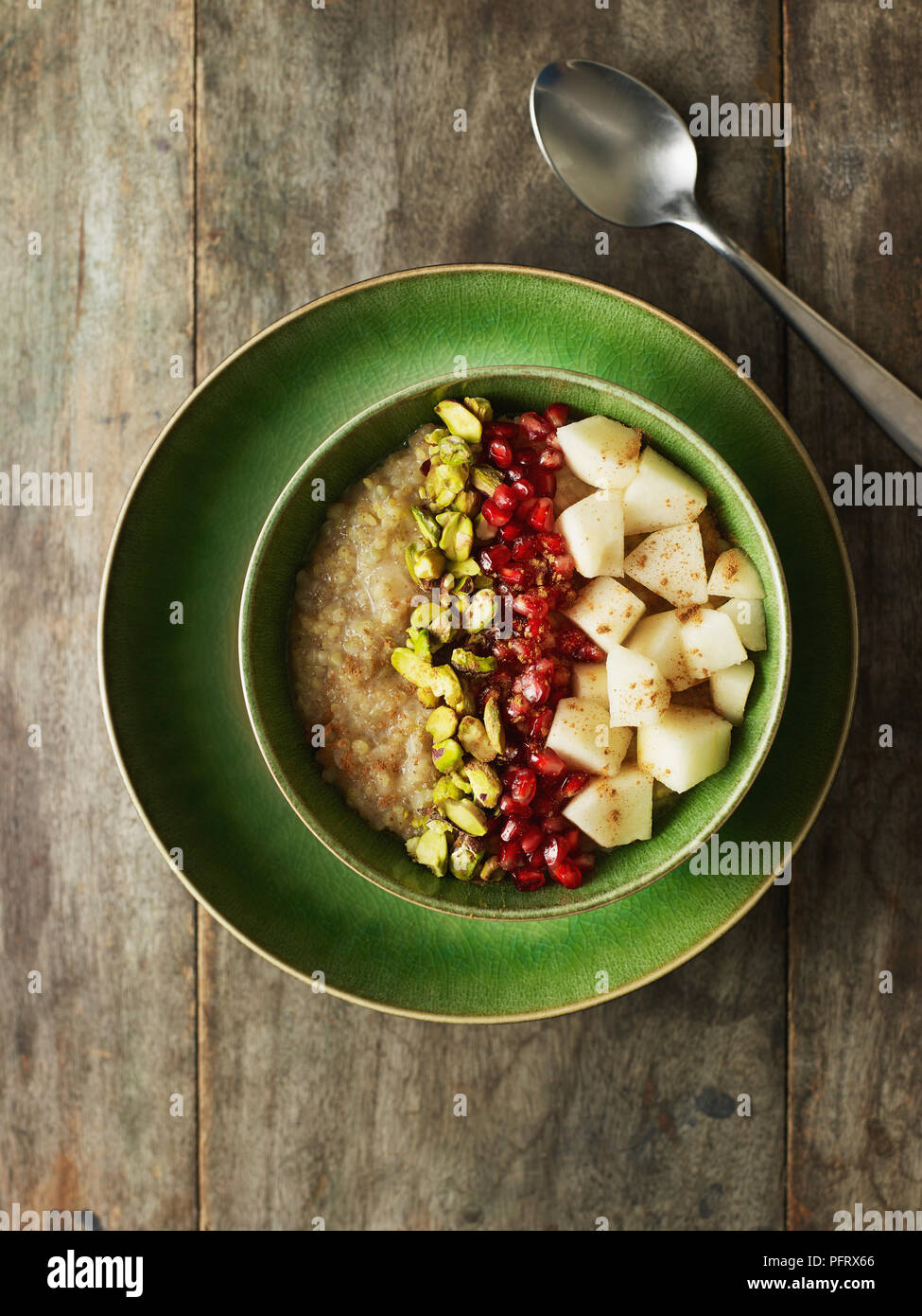 Power Bowls 5 grain porridge Stock Photo Alamy