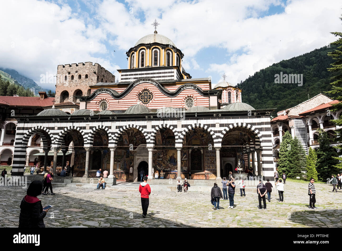Das RilaKloster in WestBulgarien Stock Photo Alamy