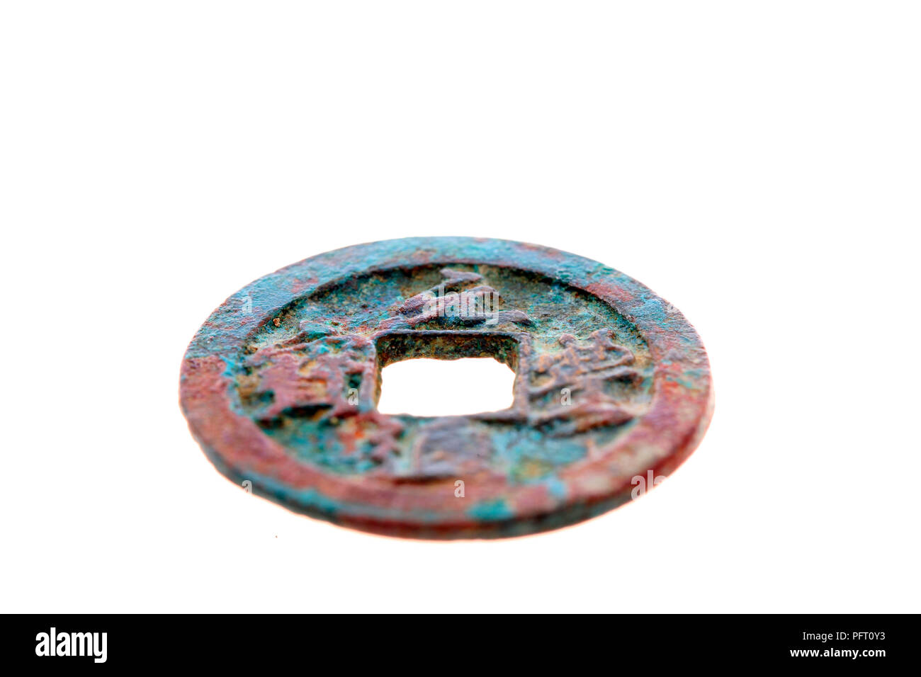 Chinese ancient copper COINS Stock Photo Alamy