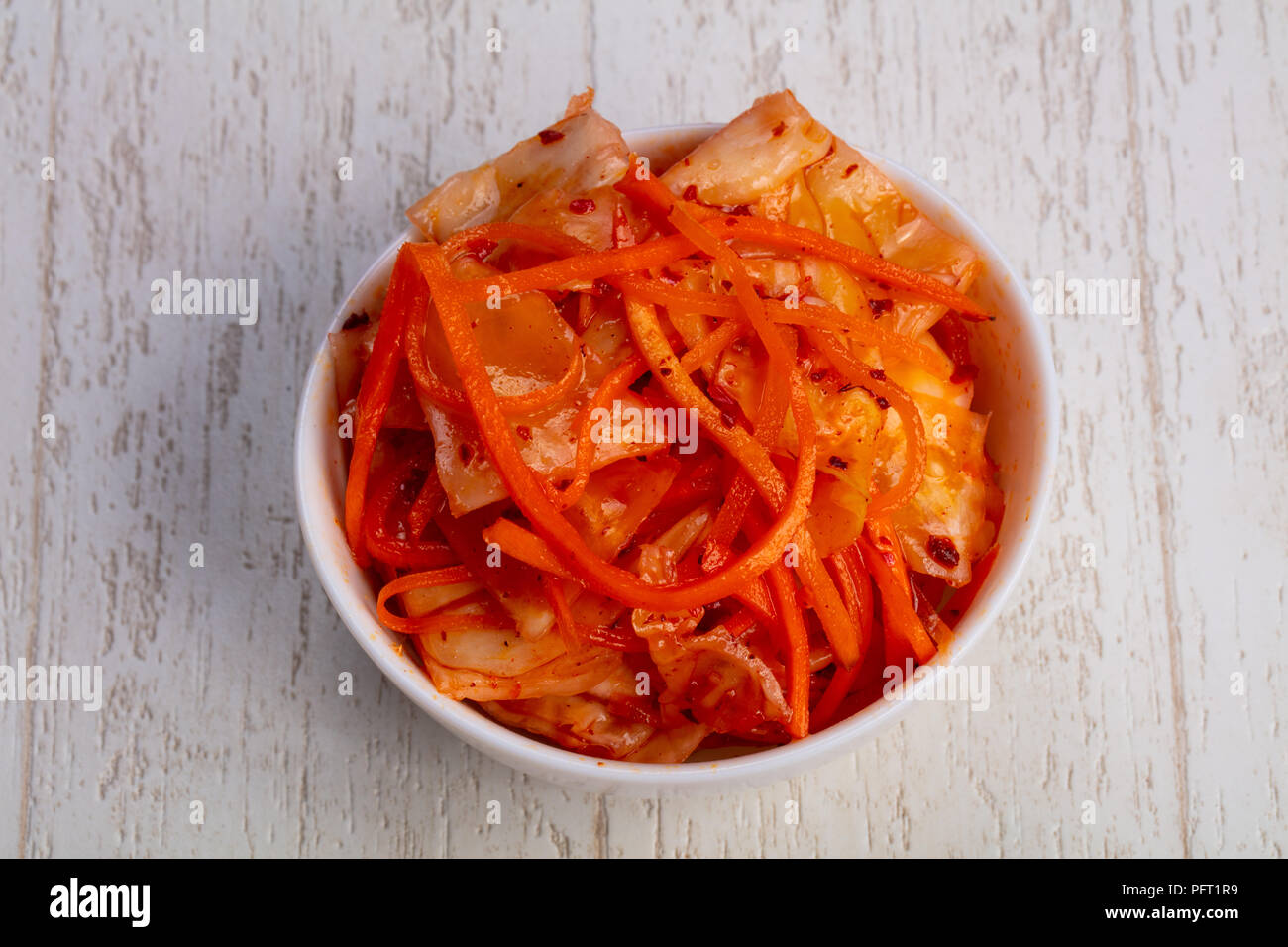 Tasty pickled salad with korean carrot and cabbage Stock Photo Alamy