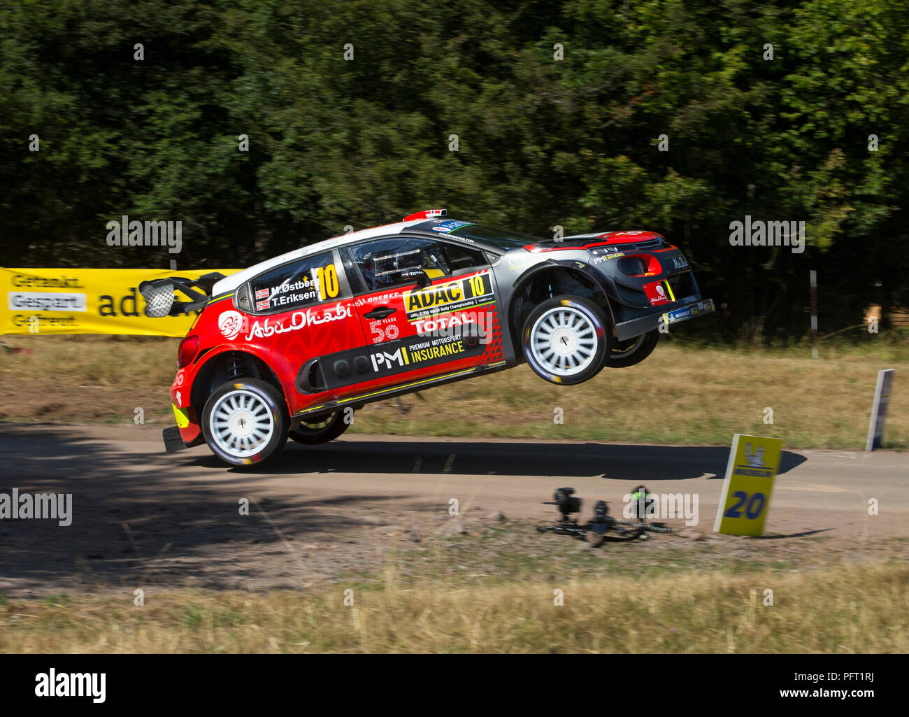 World Rally Cars Rallye Deutschland August 2018 Stock Photo Alamy