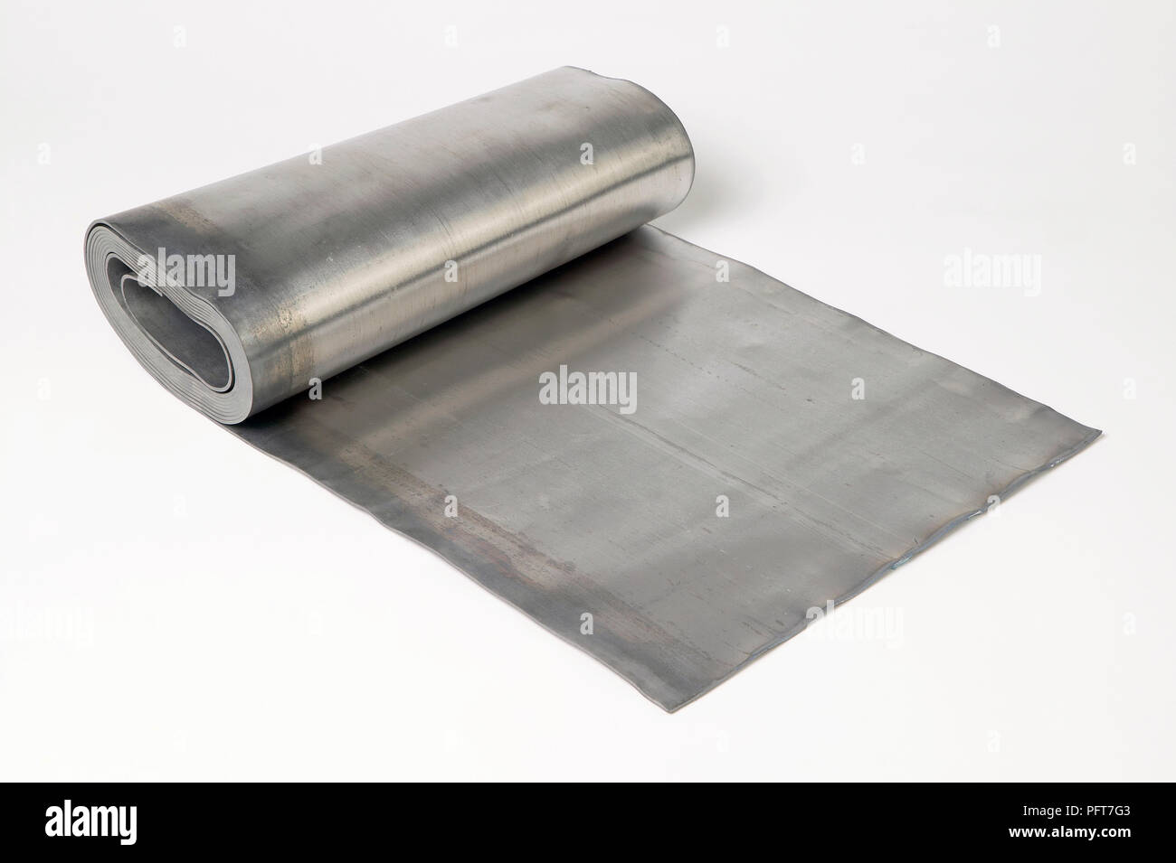 Roll of lead flashing Stock Photo Alamy