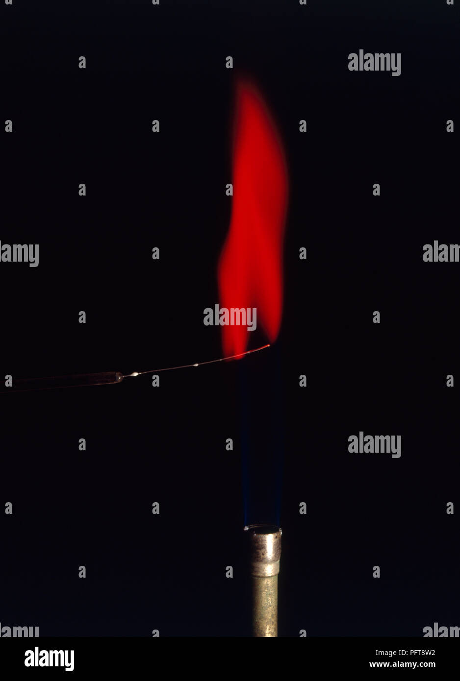 Strontium flame hi-res stock photography and images - Alamy