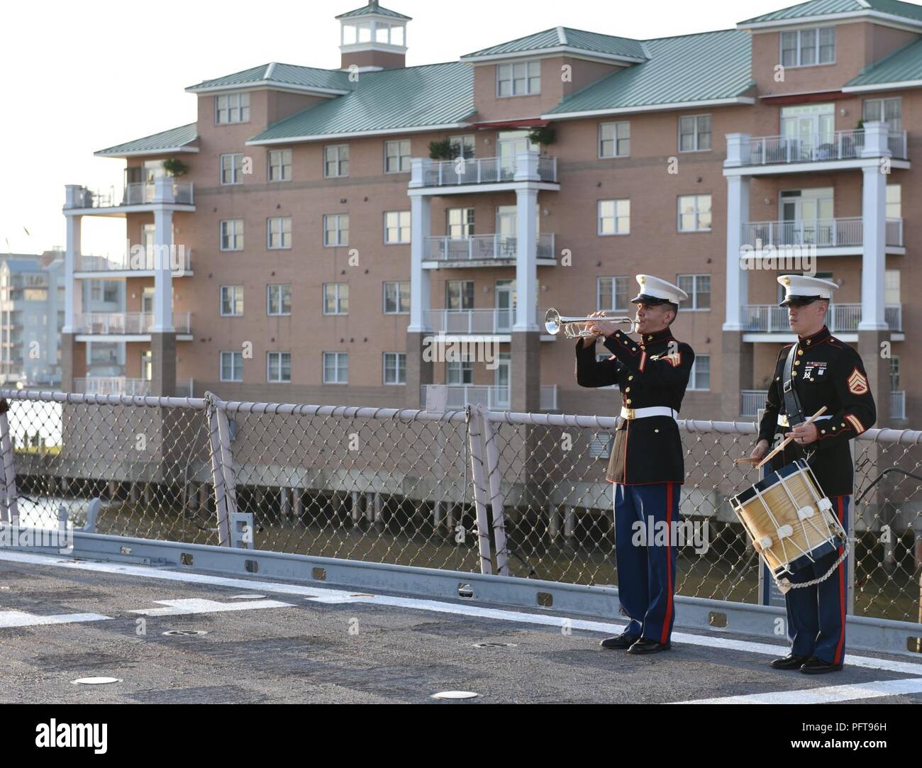 Marines from the USMC's Security Forces Training Company based out of