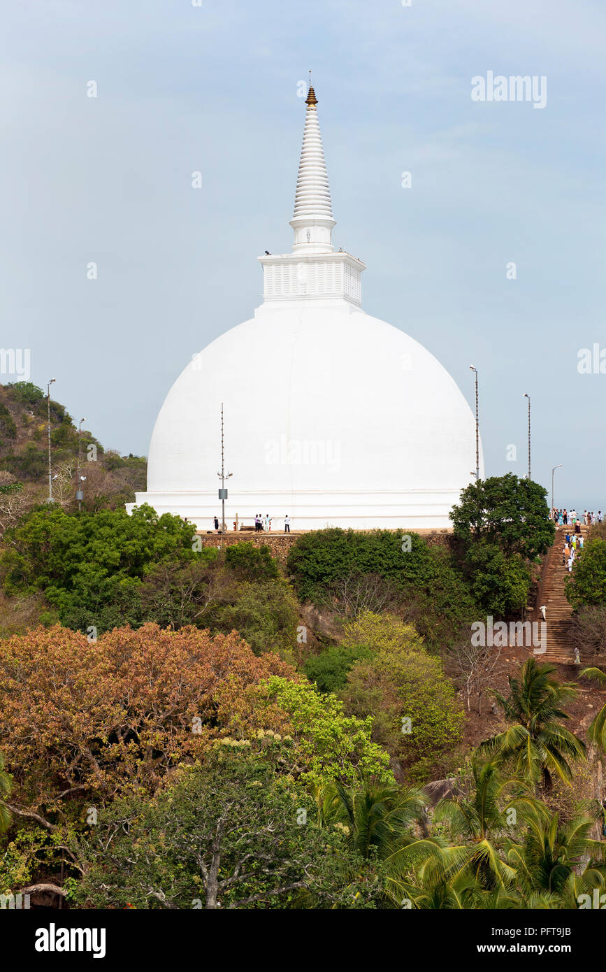 Sri Lanka, North Central Province, Mihintale, Anuradhapura, Mihintale temple Stock Photo