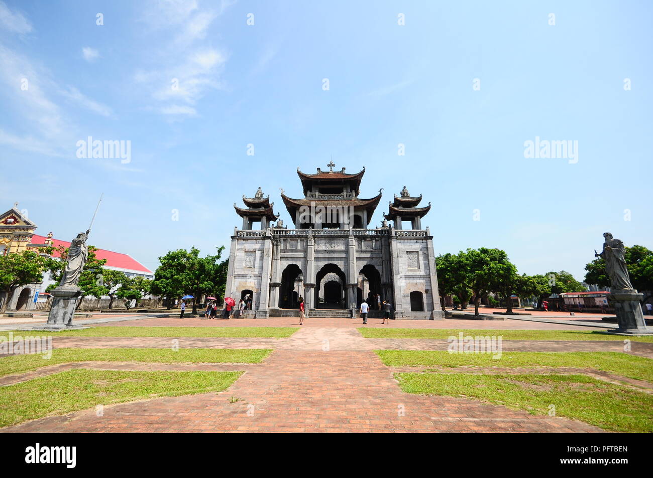 Phat Diem Cathedral in Ninh Binh, Viet Nam Stock Photo