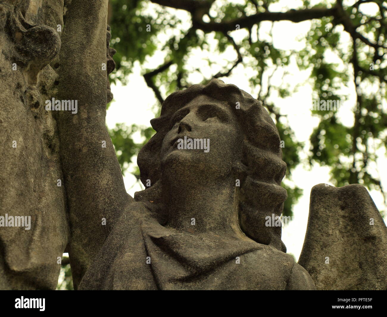 Stone angel statue Stock Photo Alamy