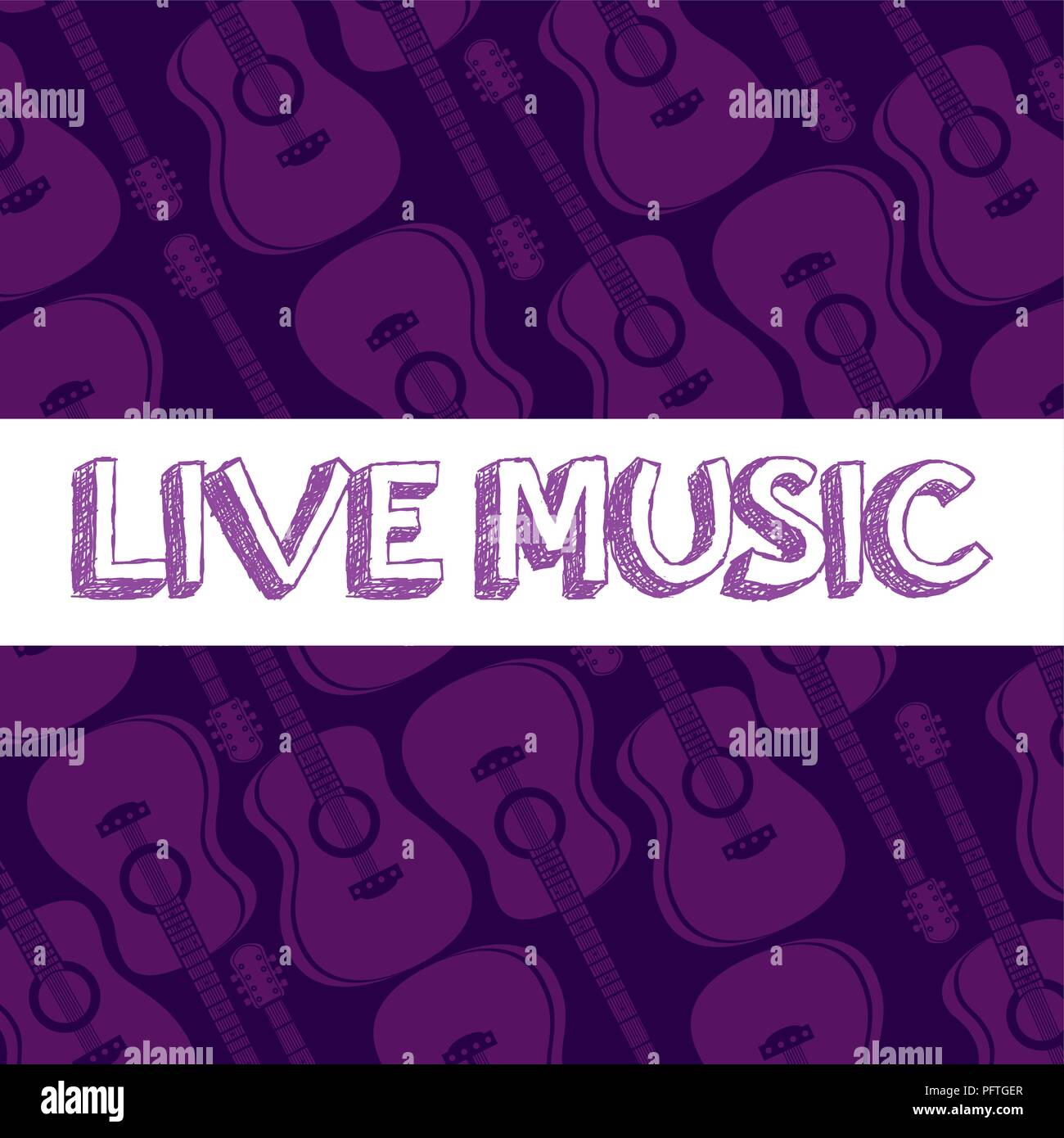 acoustic guitars pattern background Stock Vector Image & Art - Alamy