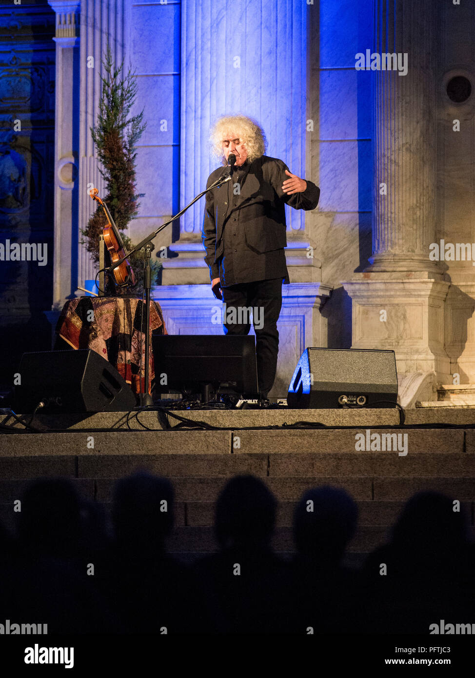 Italt, Varallo Sesia, Angelo Branduardi in concert Stock Photo - Alamy