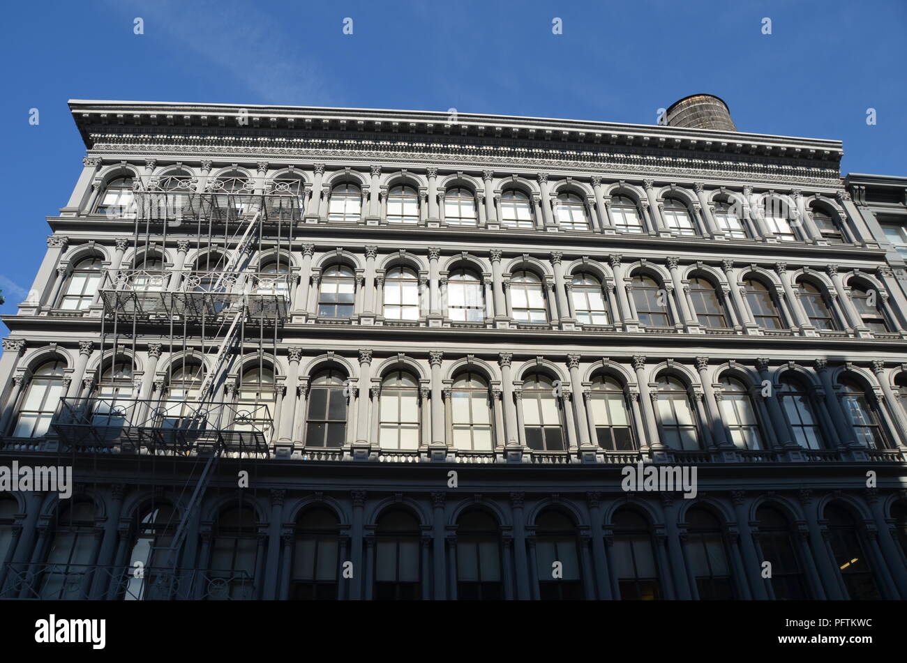 Old buildings with fire escape, New York City, USA Stock Photo - Alamy