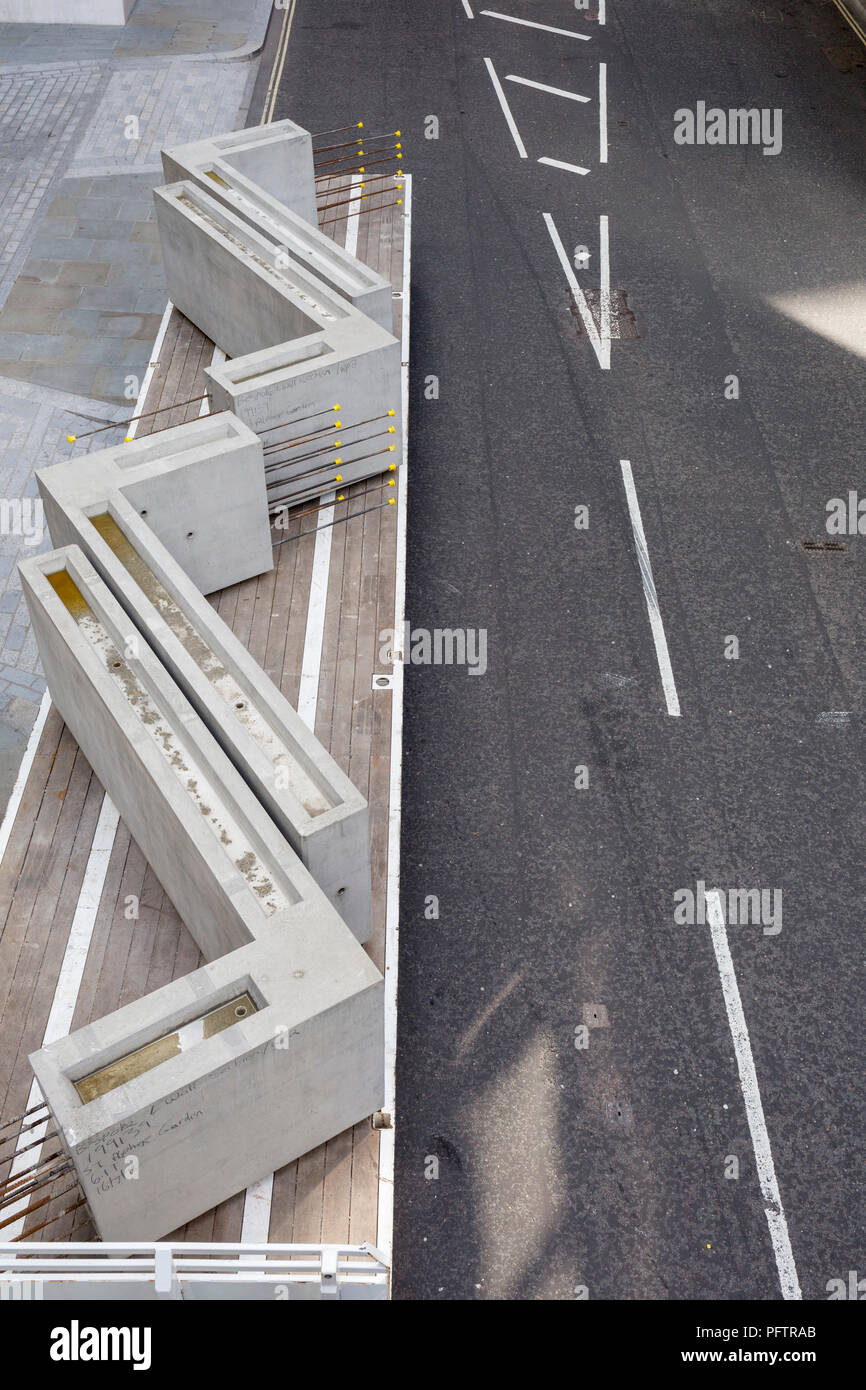 large concrete right angled
