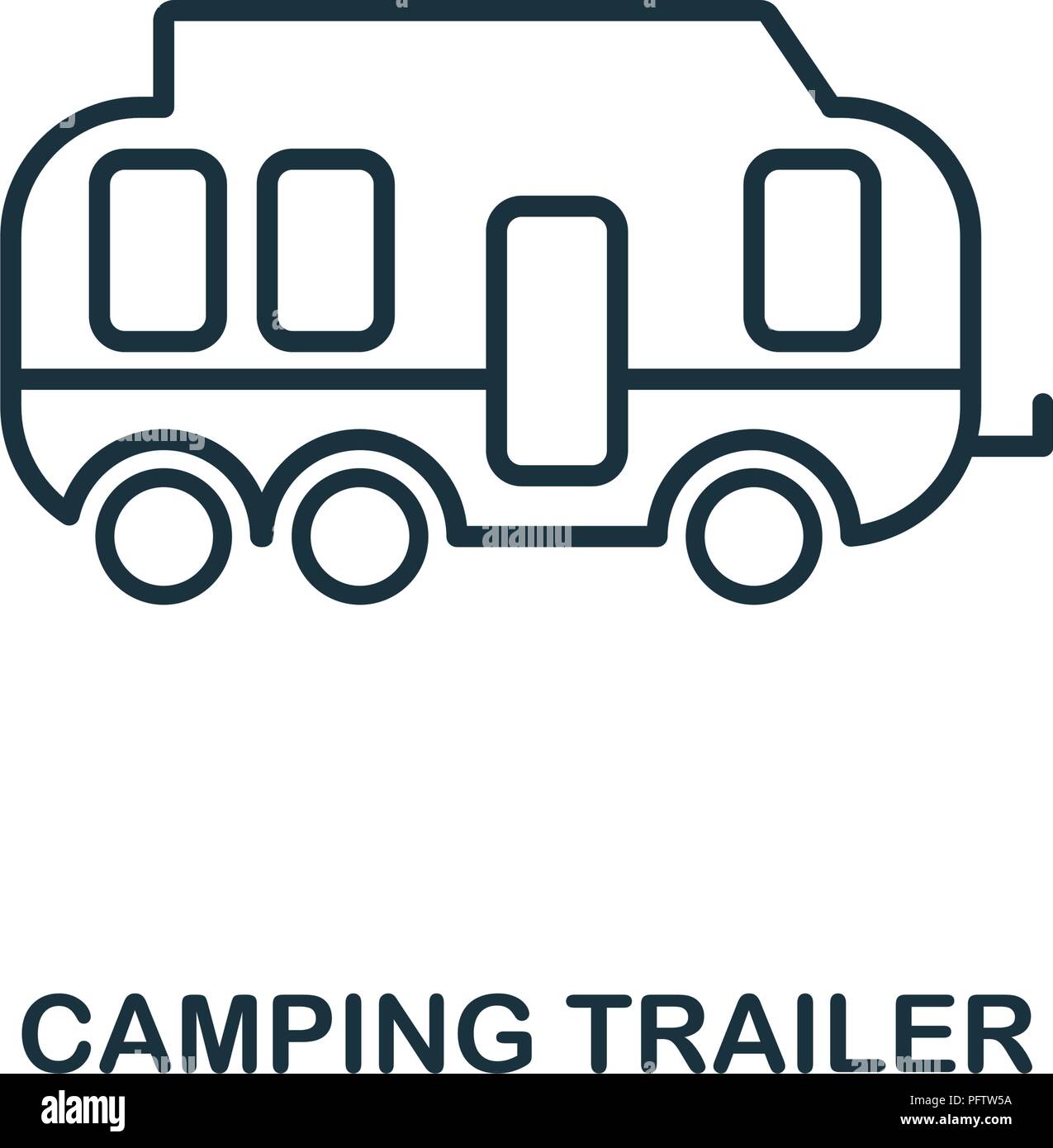 Trailers vector vectors hi-res stock photography and images - Alamy