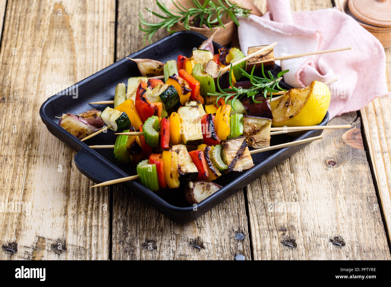 grilled vegetables cast iron skillet