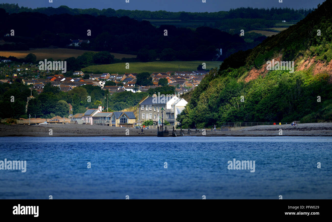 Axmouth in East Devon on the Jurassic Coast World Heritage Site Stock Photo