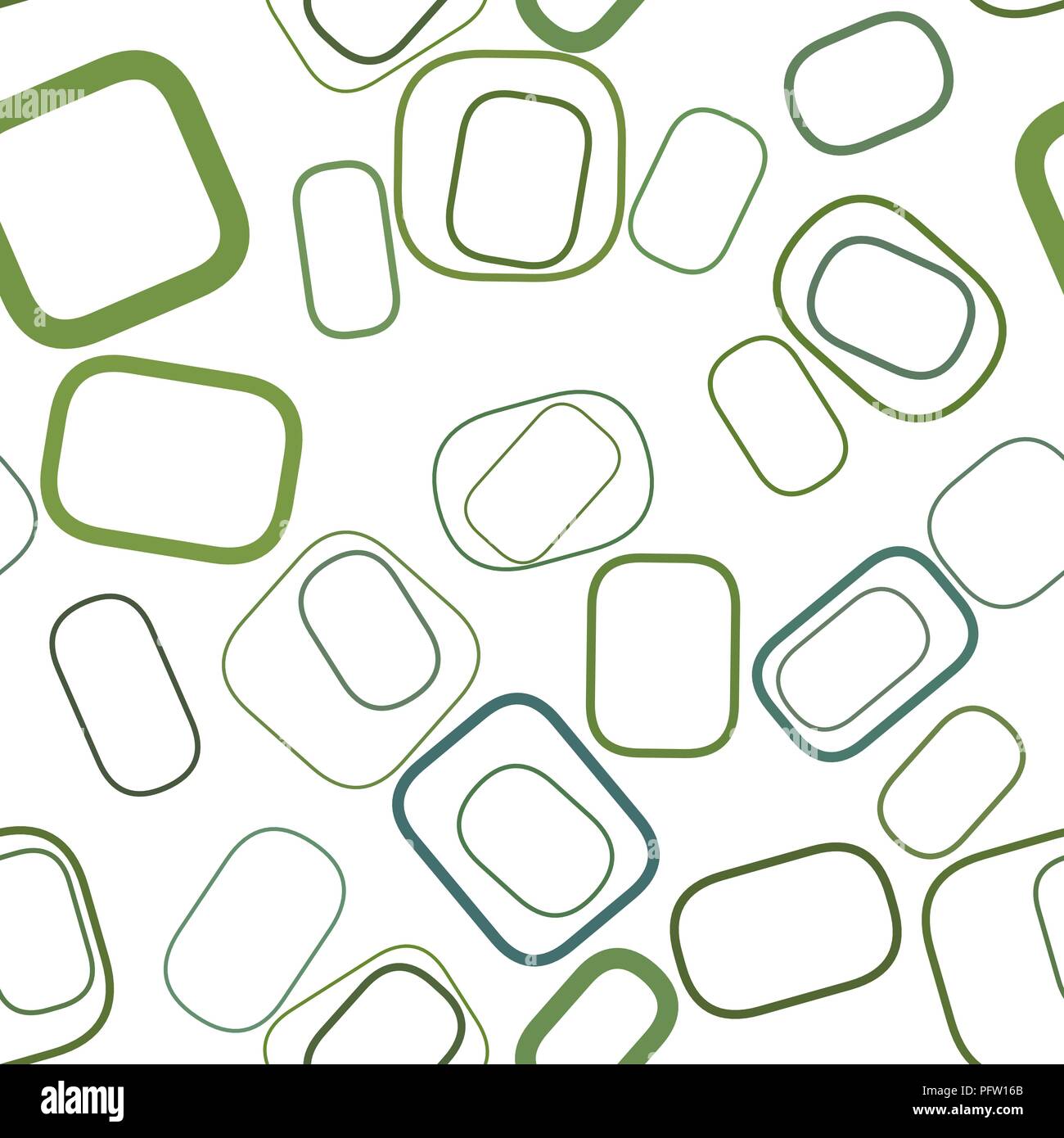 Seamless shape of rounded rectangle, abstract geometric background ...