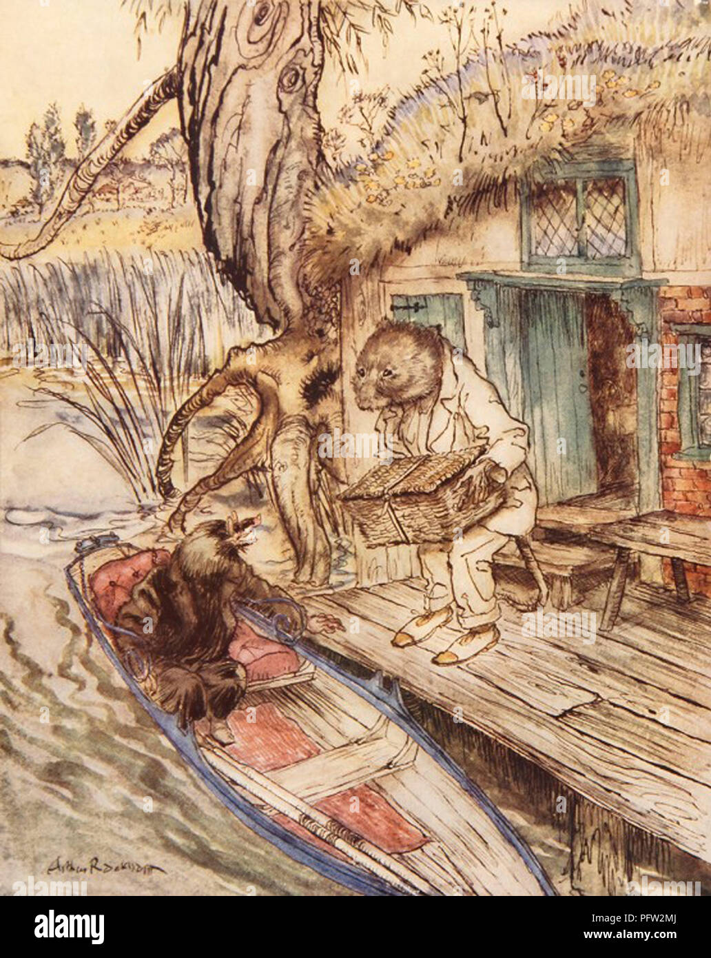 Vintage illustration by Arthur Rackham Stock Photo - Alamy