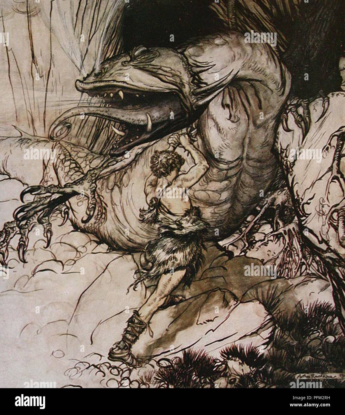 Vintage illustration by Arthur Rackham Stock Photo - Alamy