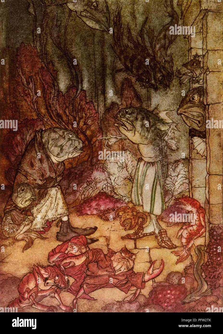 Vintage illustration by Arthur Rackham Stock Photo - Alamy