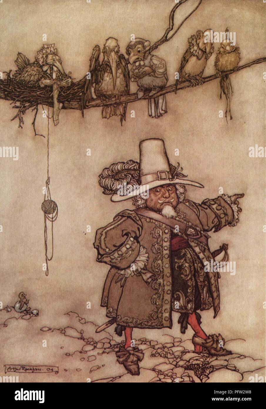 Vintage illustration by Arthur Rackham Stock Photo - Alamy